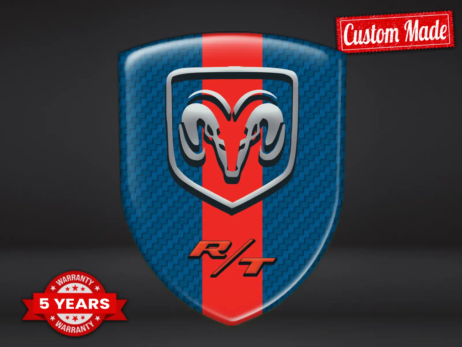 Dodge Autocollant Bombé Max Durable Stylé Pro Performance